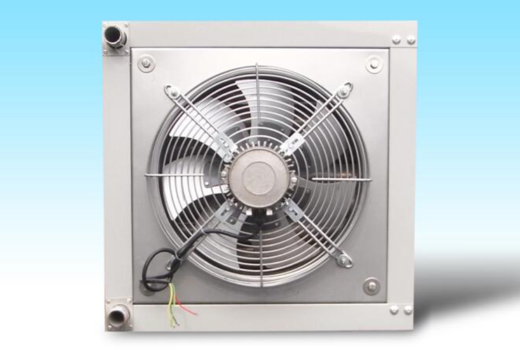 Water heating fan