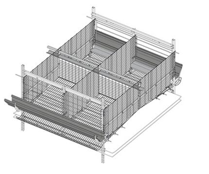 Egg chicken cage