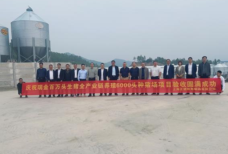 Shanghai Zhengcheng launched the first shot of Ruijin million pigs whole industrial chain project